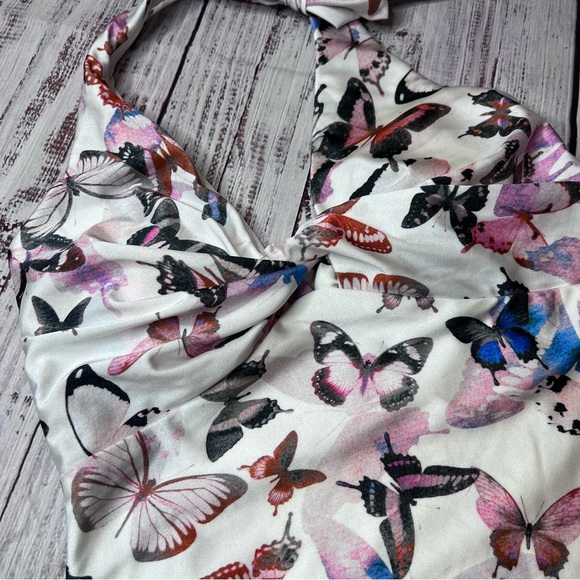 DKNY Butterfly Tankini Swim Top - Picture 3 of 5